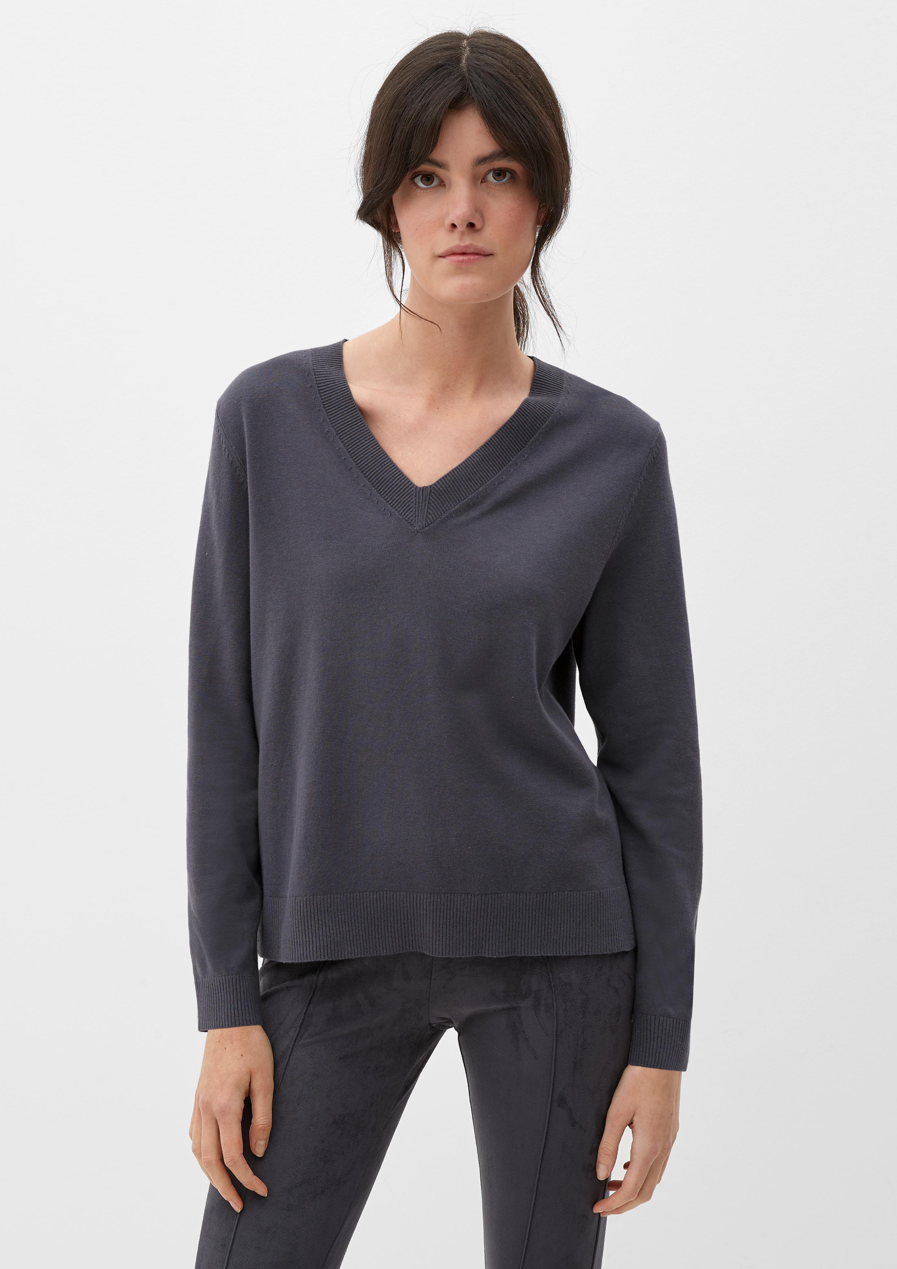 Strickpullover aus Viskose-Baumwoll-Mix  2125625-9855