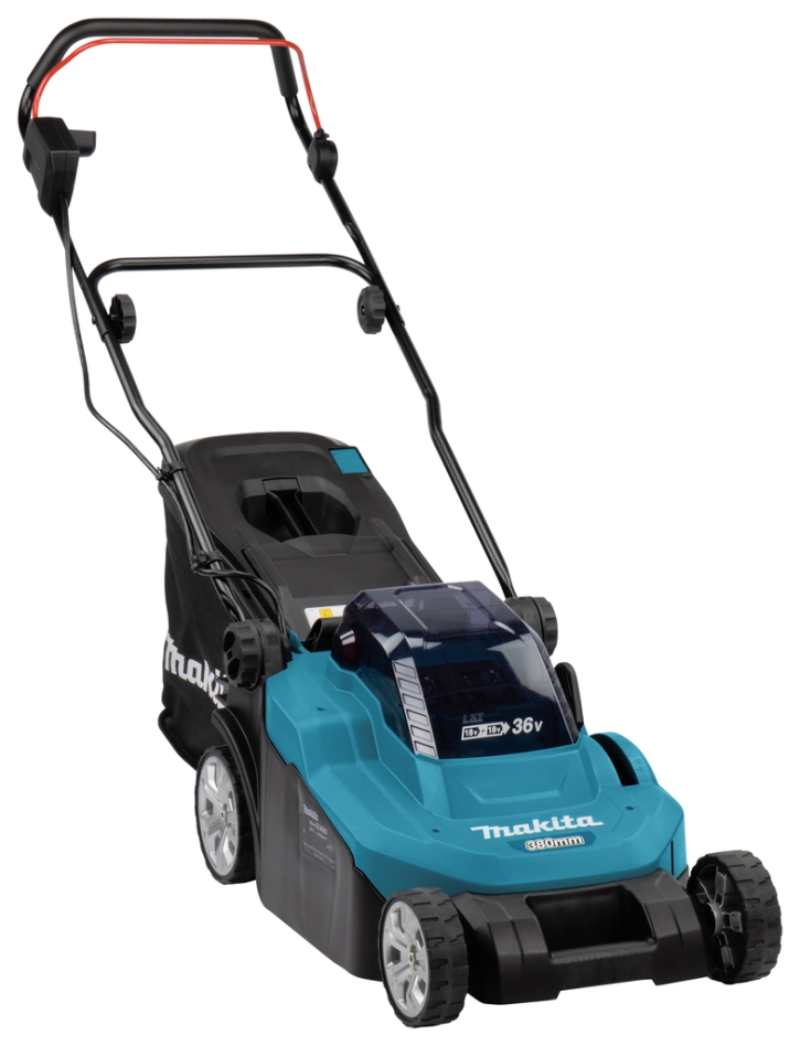 Makita DLM382PT2 LXT 2x18 V accu Grasmaier 38 cm 2x 5,0 Ah