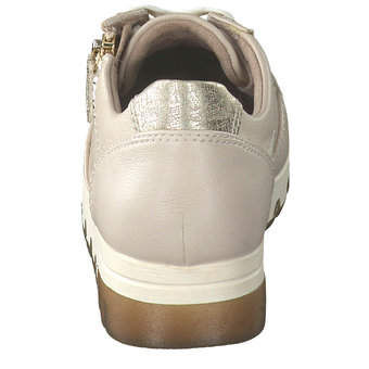 Jana comfort Schnürsneaker in beige
