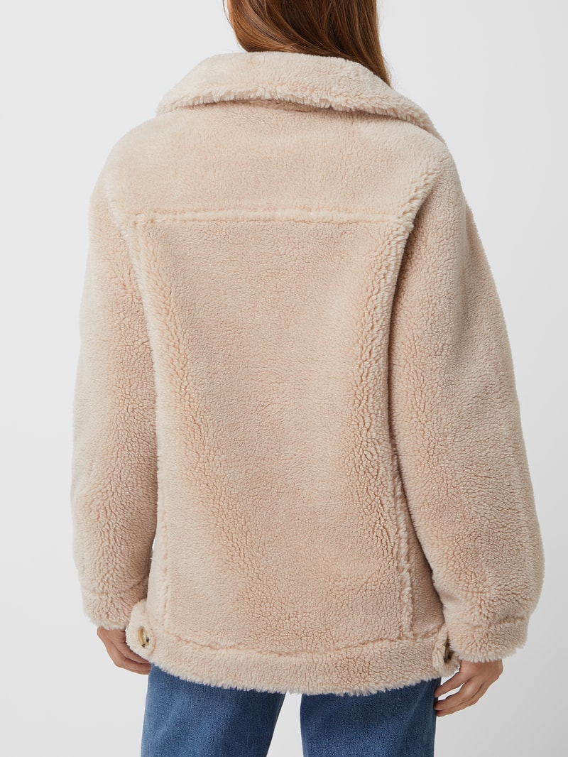 Wendejacke mit Woll-Anteil in ecru