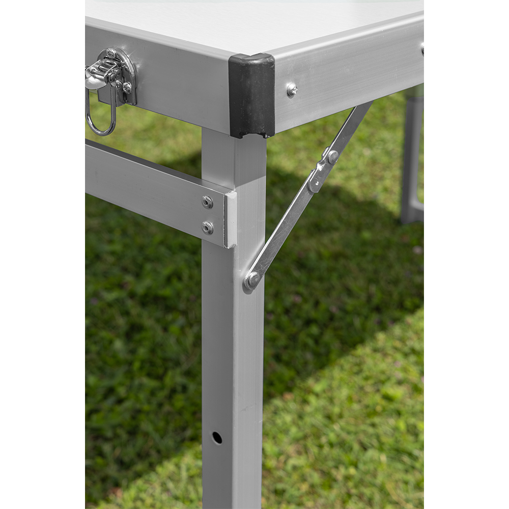 Better Home Faltbare Outdoor Campingtisch mit 4 Hocker