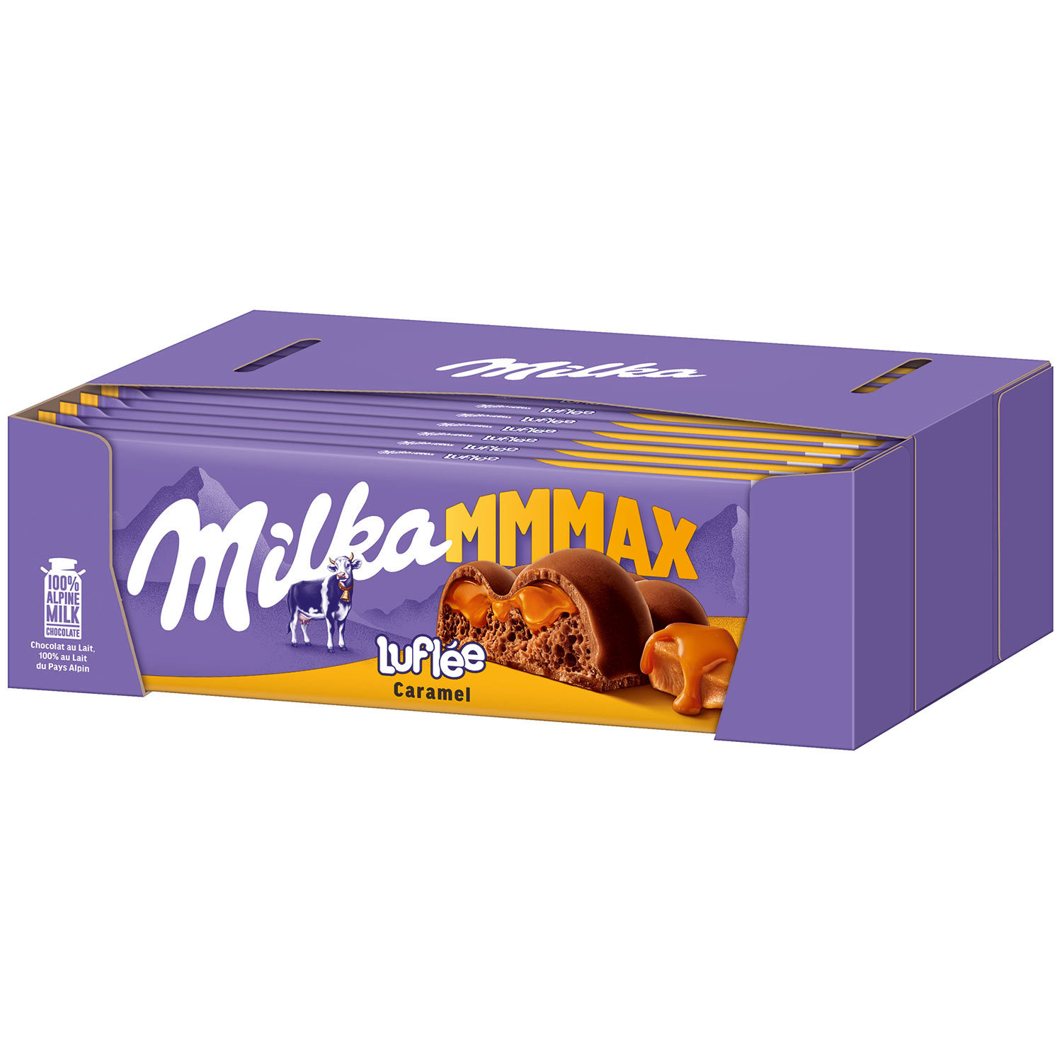 Milka Mmmax Luflée Caramel 250g