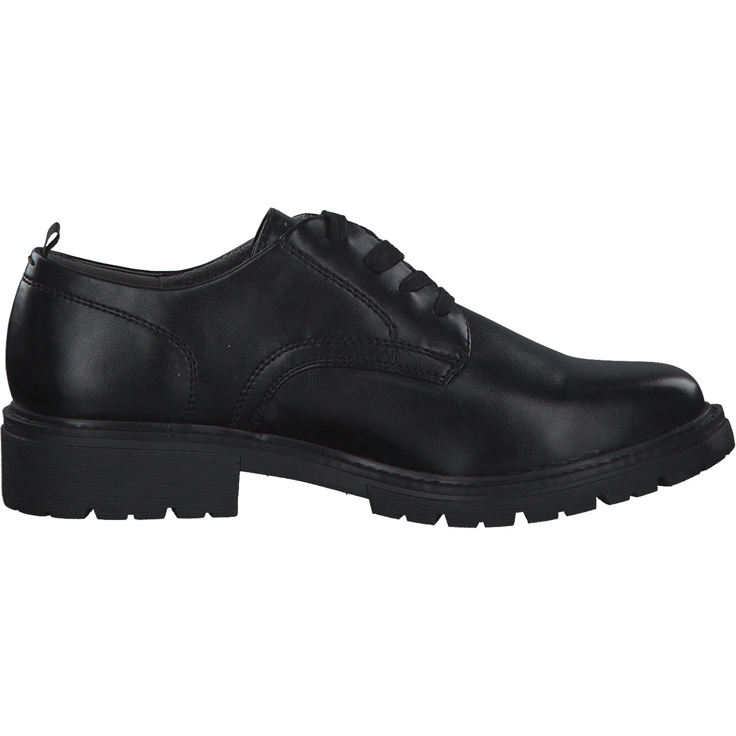 Jana Shoes 23773, Schnürschuhe, Damen, black
