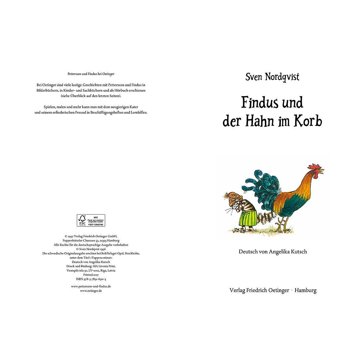 Findus und der Hahn im Korb