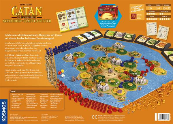 Catan - 3D Edition - Seefahrer und Städte & Ritter (Erw.)
