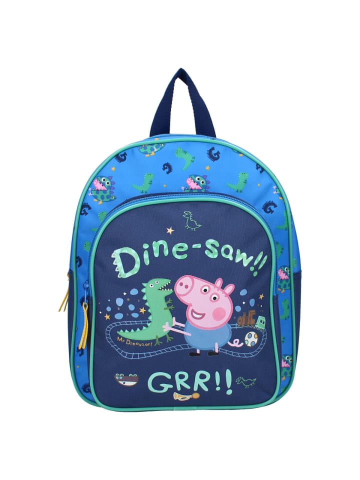 Peppa Pig Peppa Pig Rucksack für Jungs – Cooles Dino-Motiv Schultasche in Blau günstig kaufen 30 cm