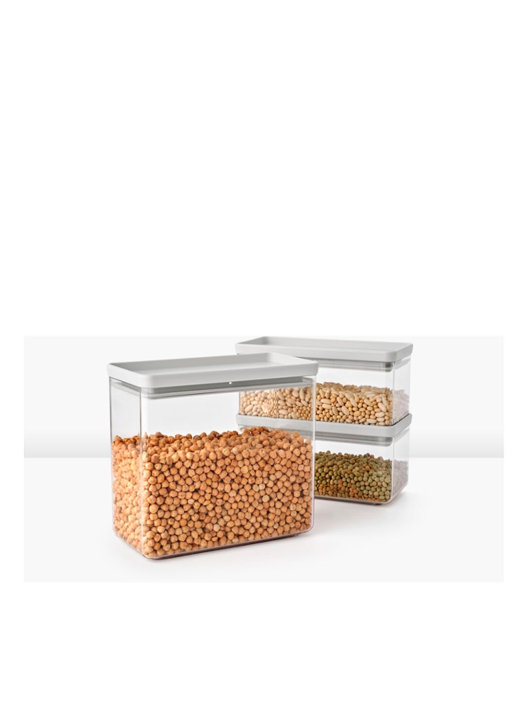 Set de 3 borcane suprapunibile Brabantia Tasty+
