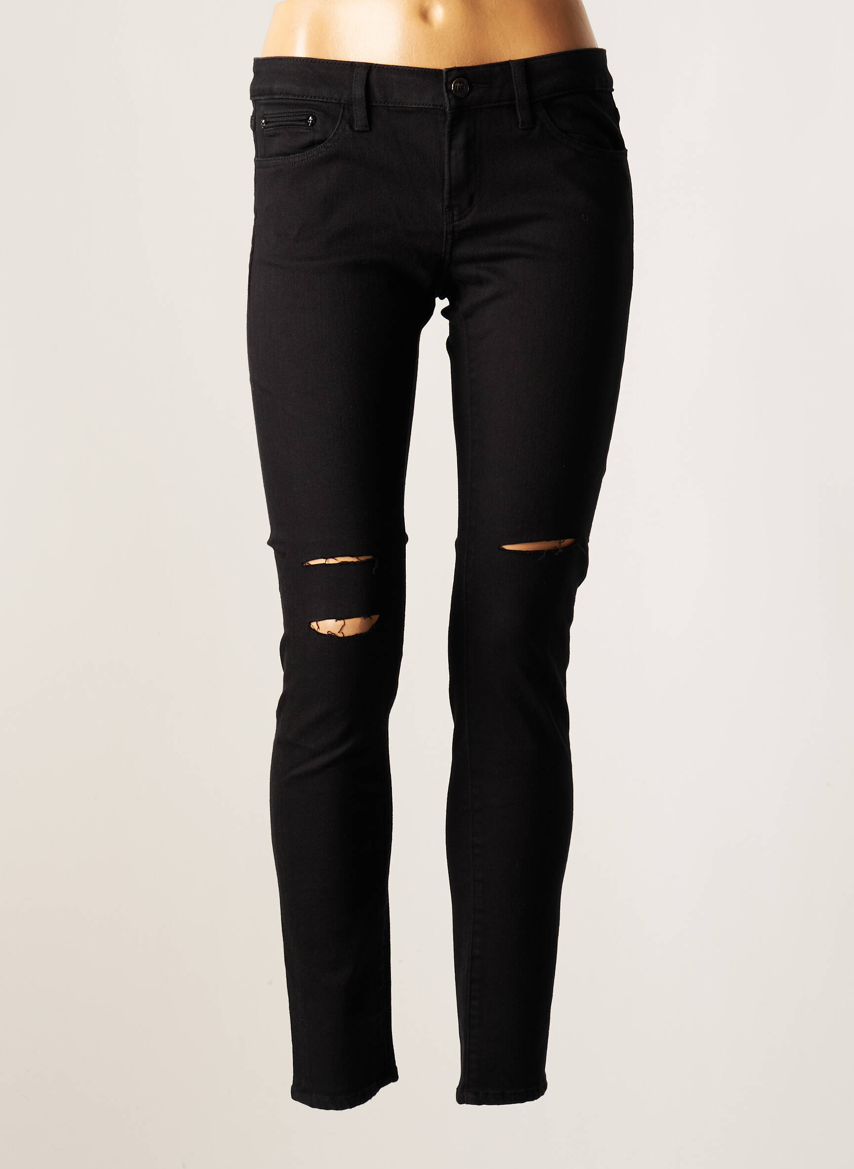 The Kooples Jeans Skinny Femme couleur noir