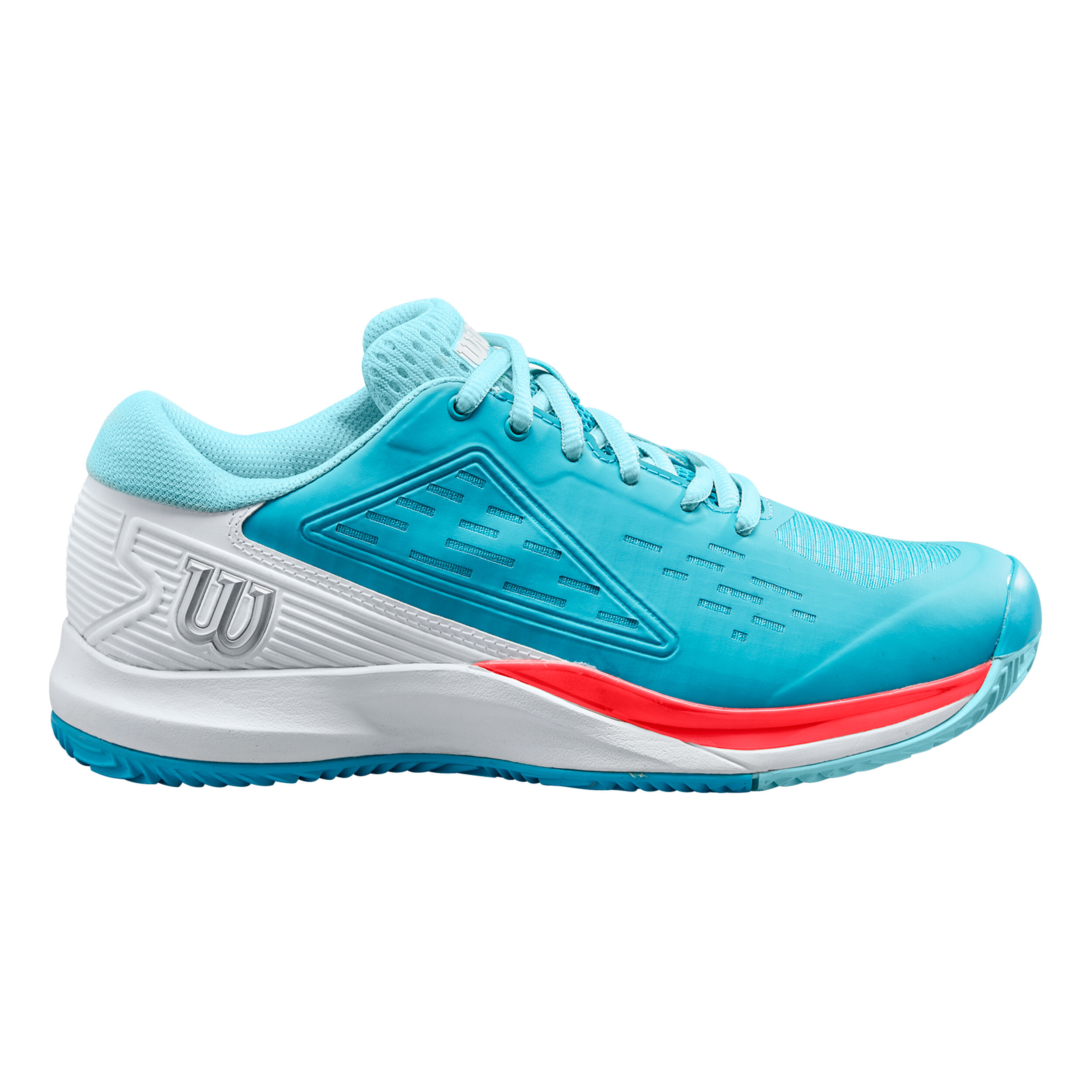 Rush Pro ACE Sandplatzschuh Damen - Türkis, Weiß