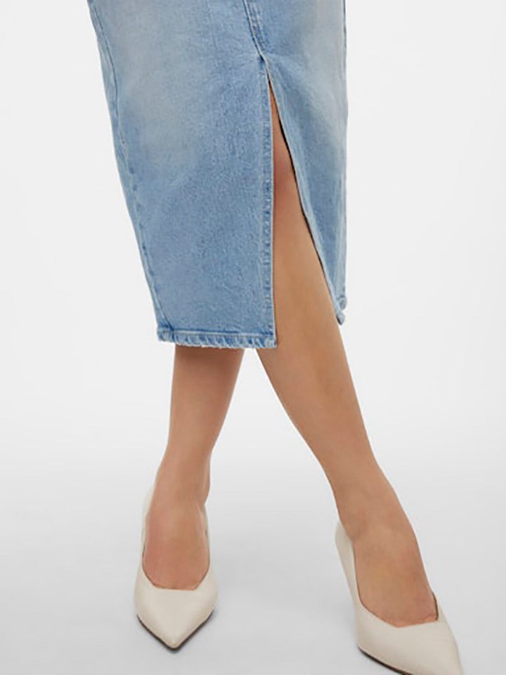 Vero Moda Jeansrock in Hellblau günstig kaufen
