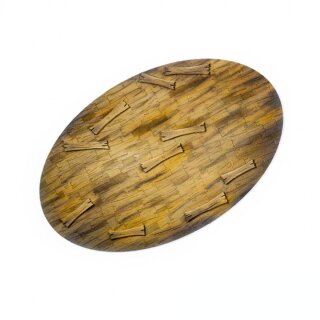 Wooden Planks 170x105 mm Oval Base Topper (1)