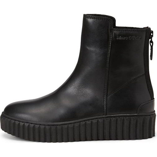 Marc O'Polo Zipper-Stiefel aus softem Kalbleder