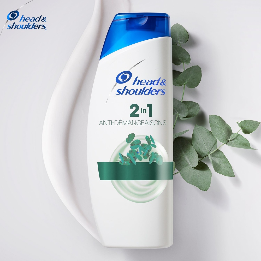 head & shoulders Head & Shoulders Anti-Démangeaisons Shampoing 2en1, 2x270ml Shampoing