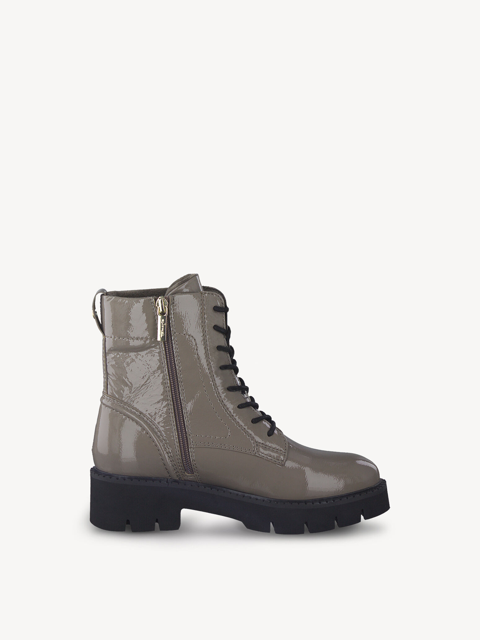 Bottine en cuir - marron