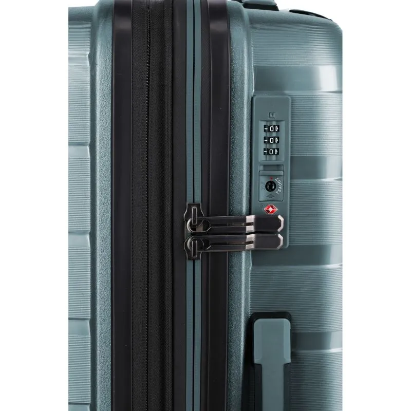Travelite AIR BASE Trolley S (4 Räder) - Eisblau