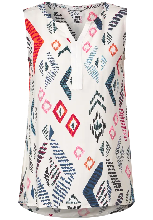 CECIL Multicolor Print Top