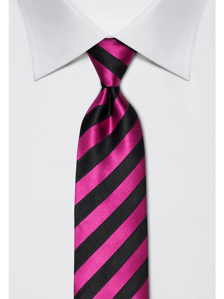 Vincenzo Boretti Krawatte in fuchsia günstig kaufen onesize