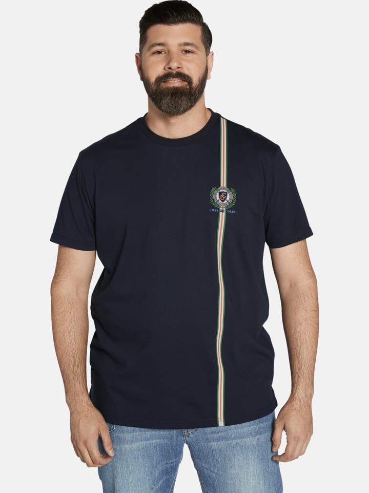 Charles Colby T-Shirt EARL SULLIVAN in dunkelblau günstig kaufen