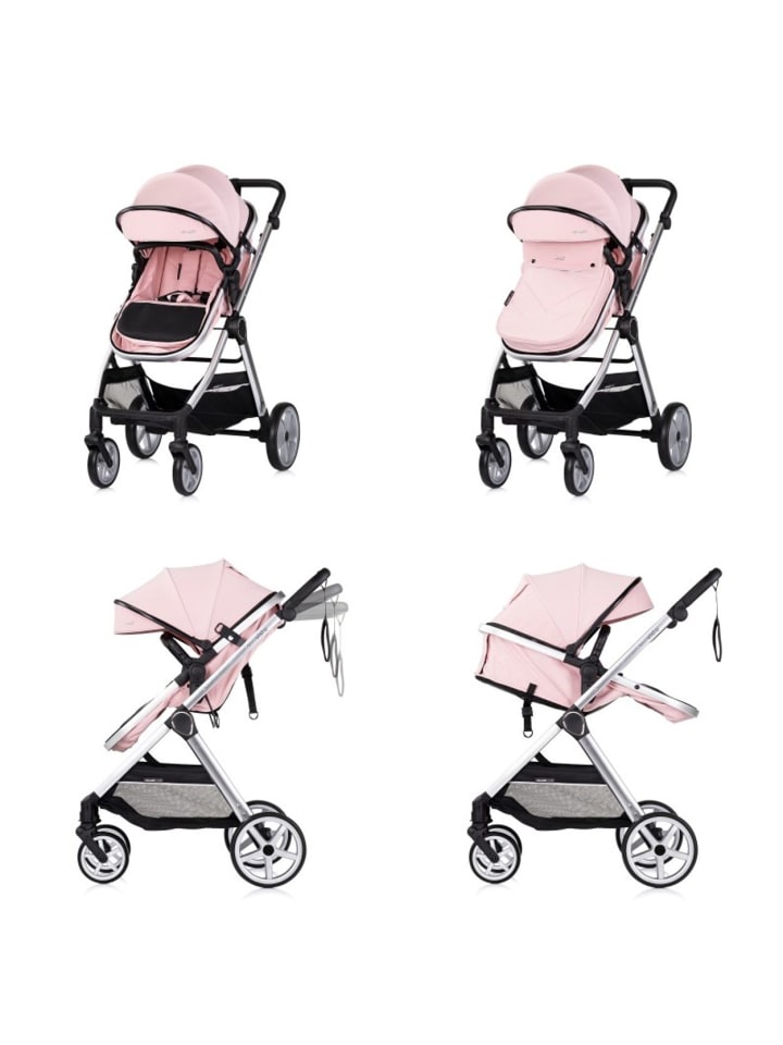 Chipolino Kombikinderwagen 2 in 1 Vista in rosa günstig kaufen onesize