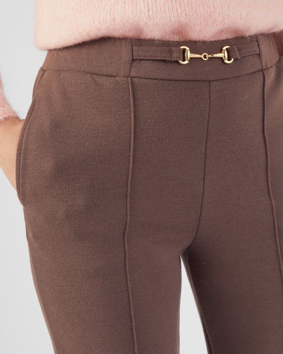 Pantalon droit maille milano chaude Thermolactyl