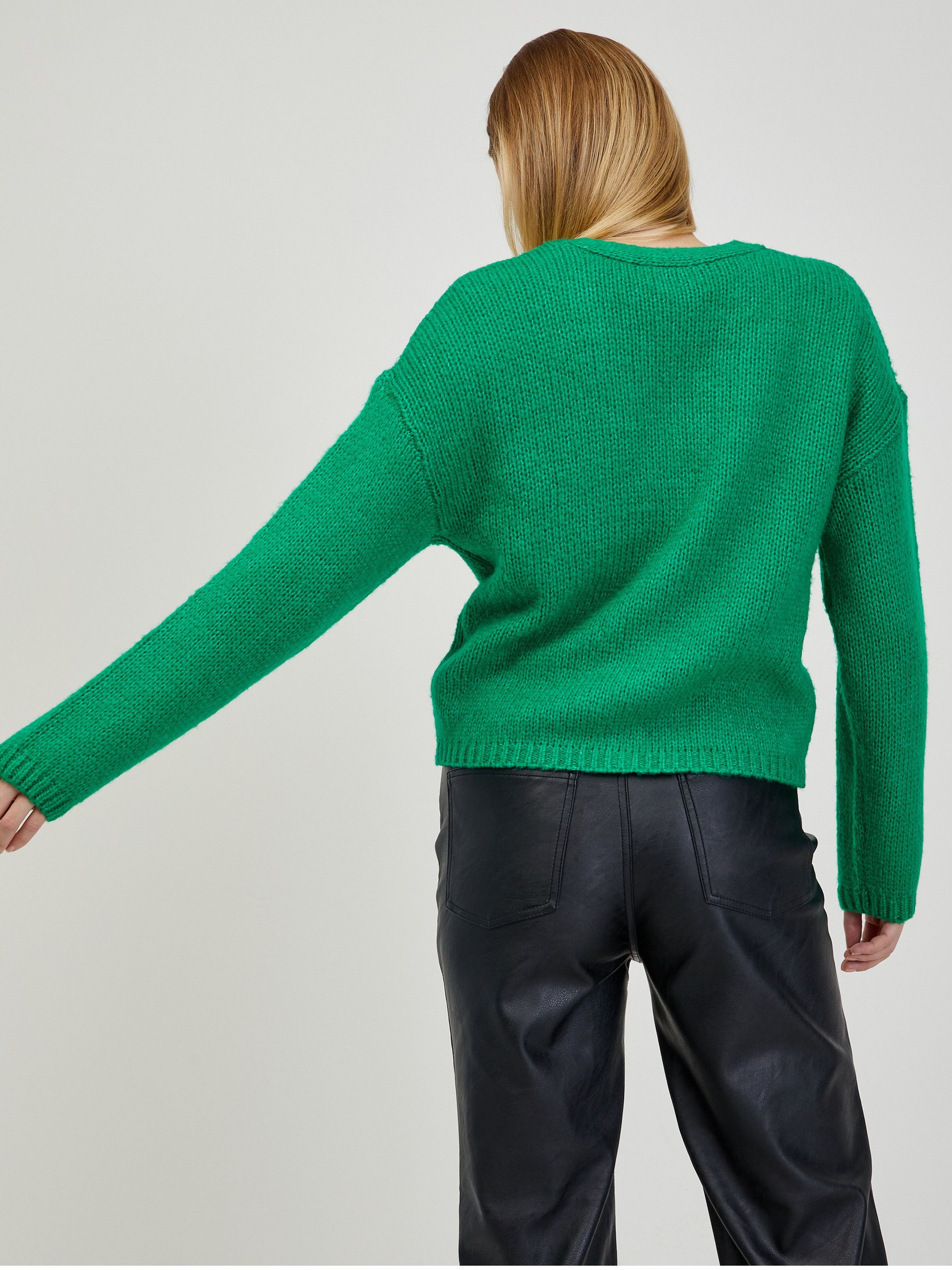 Grüne Damen Strickjacke ORSAY