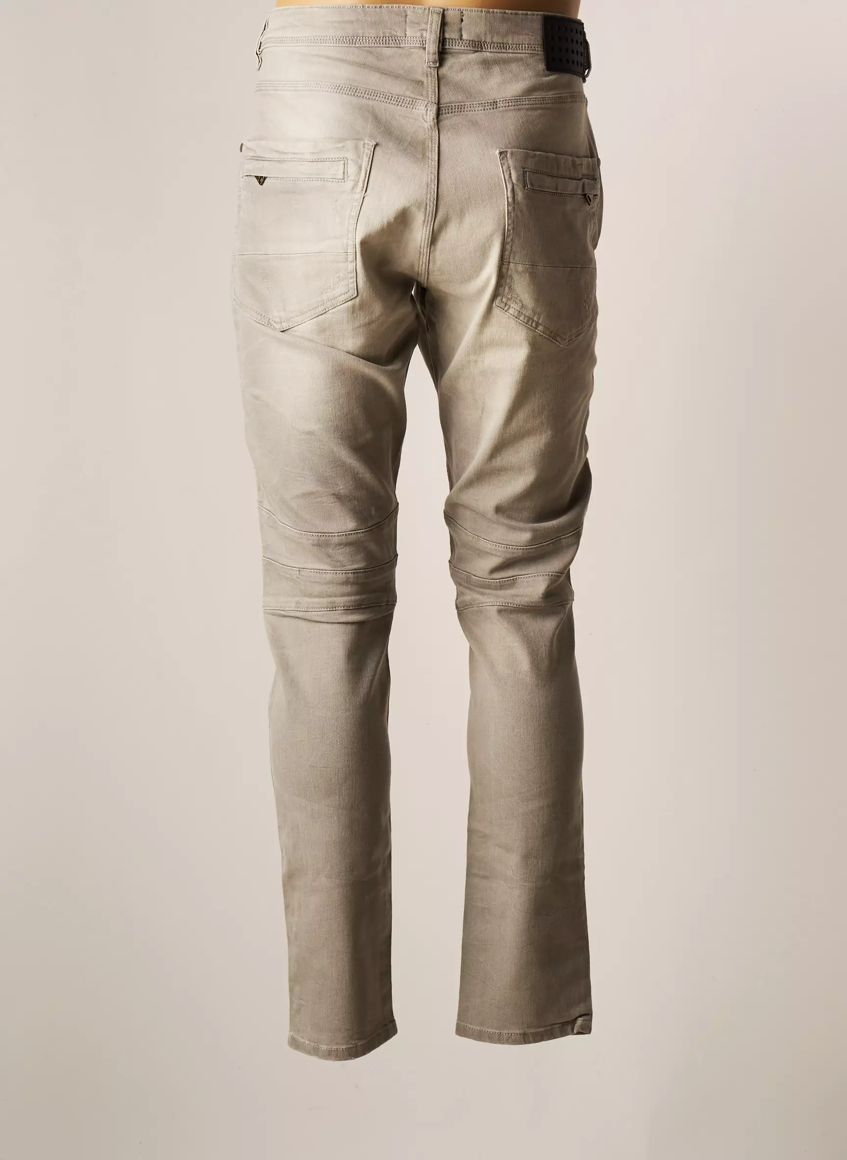 Unique Jeans Coupe Slim Homme couleur gris
