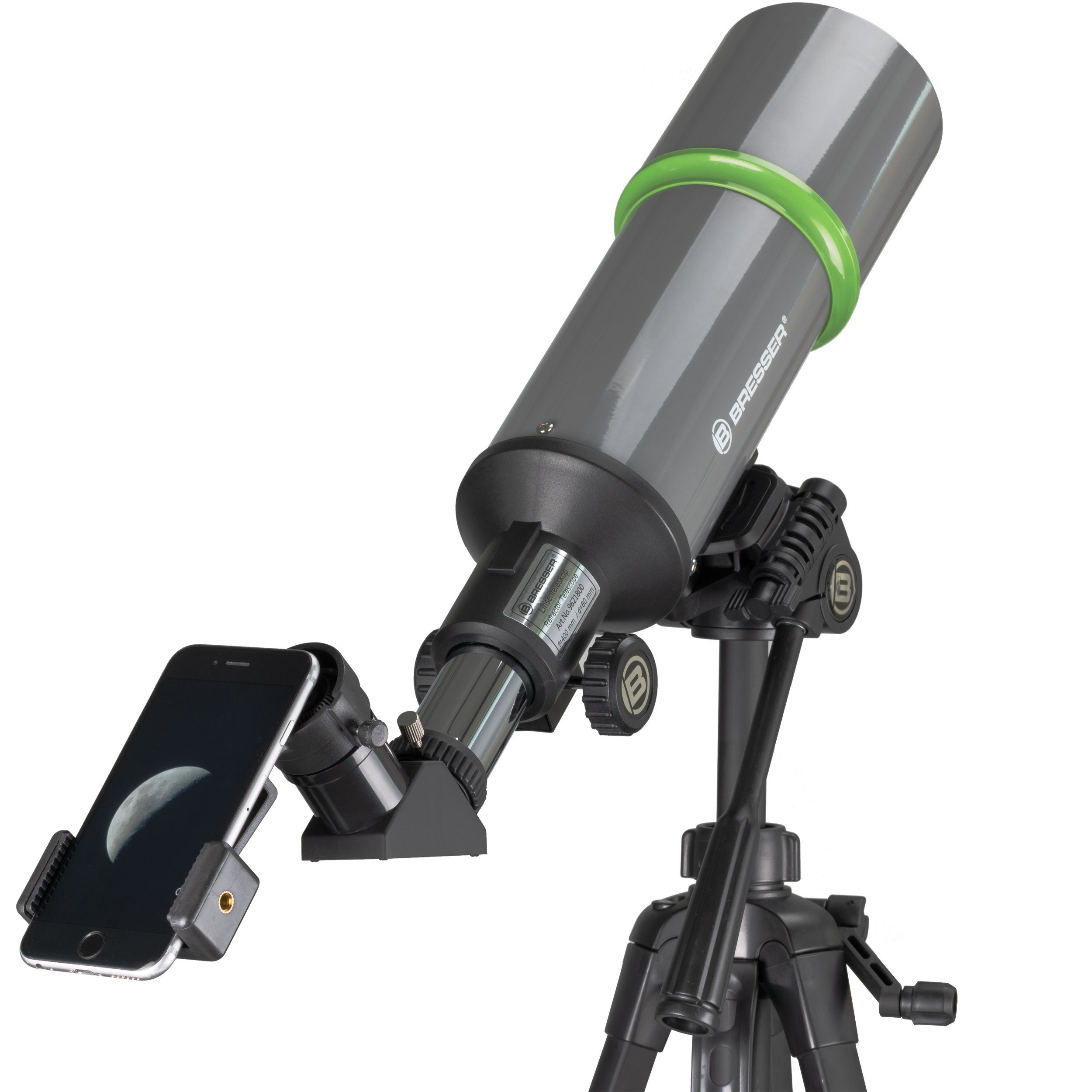 BRESSER Teleskop NightExplorer 80/400 Reise mit Rucksack