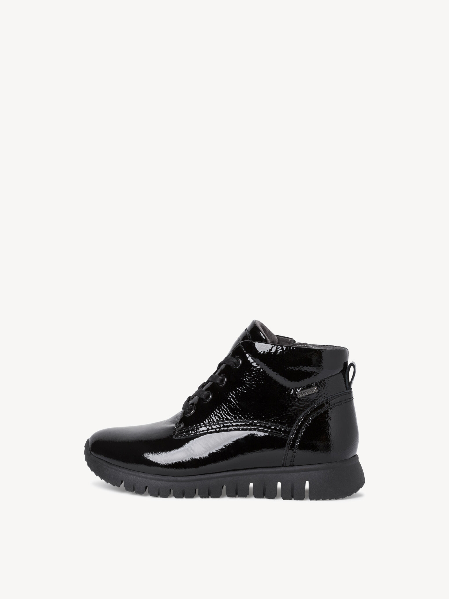 Bottine en cuir - noir