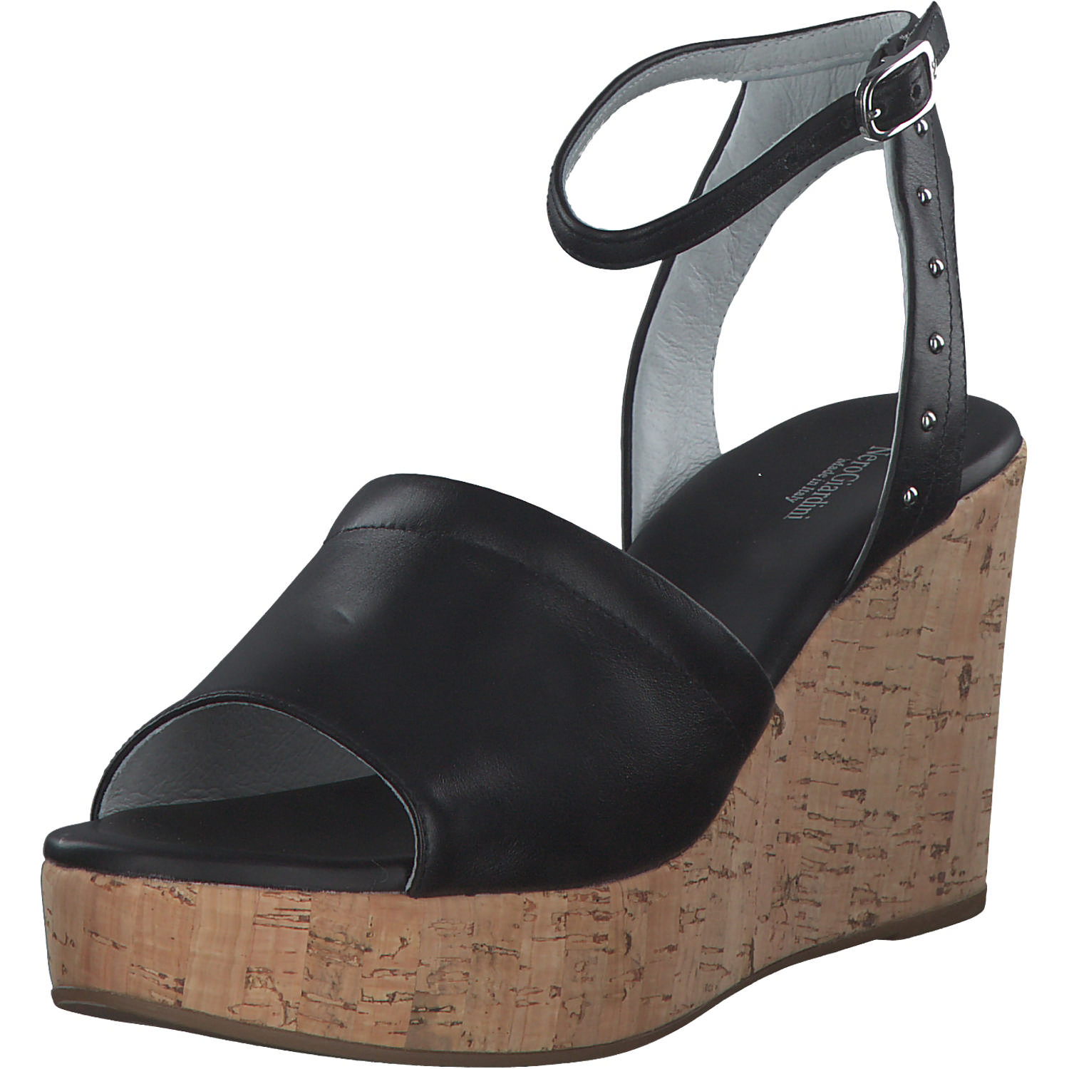NeroGiardini E307662D, Plateau-Sandaletten, Damen, Nero