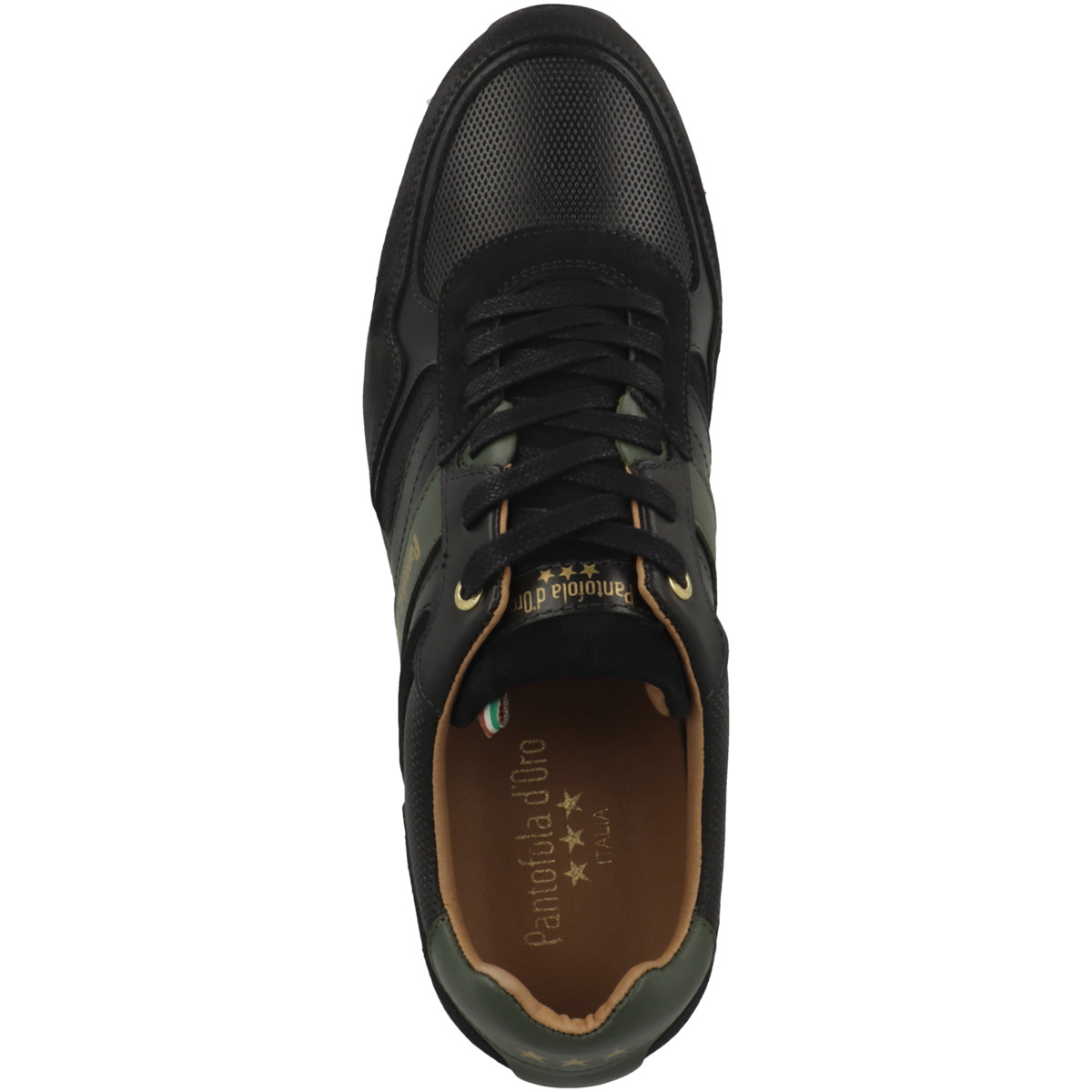 Pantofola d Oro Tortoli Uomo Low Sneaker Low schwarz