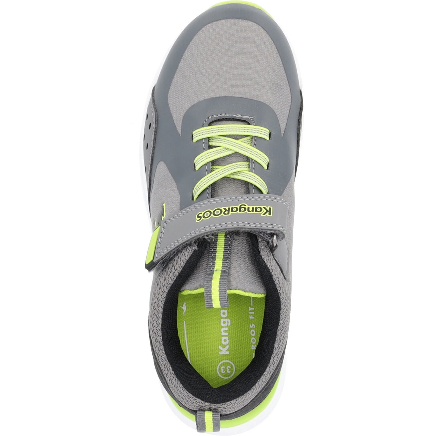 KangaROOS KD-Dips EV 18911, Sneakers Low, Herren, steel grey/lime