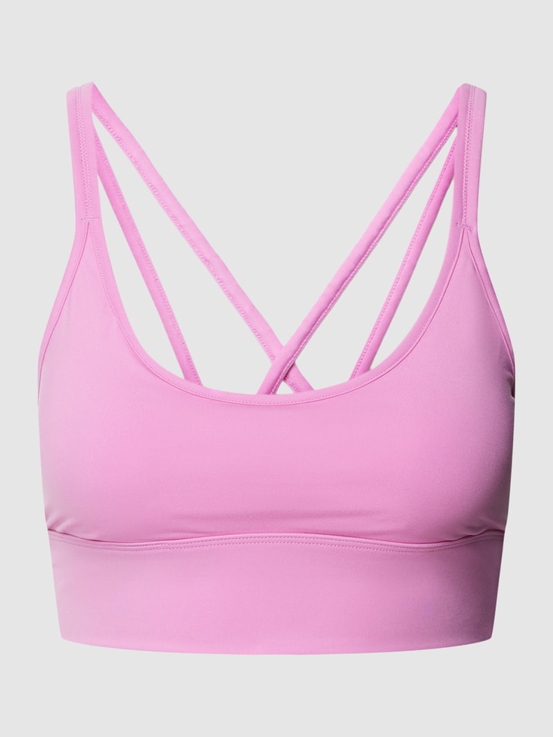 BH mit gekreuzten Trägern Modell 'HEART INTO IT' in pink
