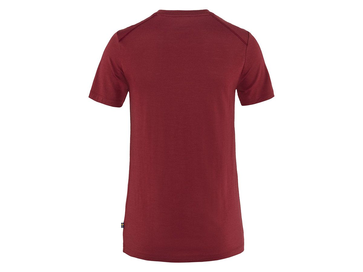 Fjällräven Abisko Wool Pomegranate Red Damen T-Shirt