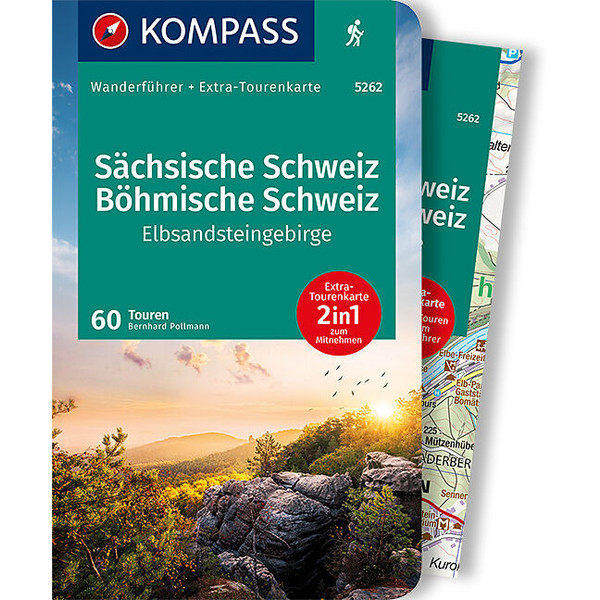 SÄCHSISCHE SCHWEIZ, ELBSANDSTEINGEBIRGE (M. KARTE) - Wanderführer