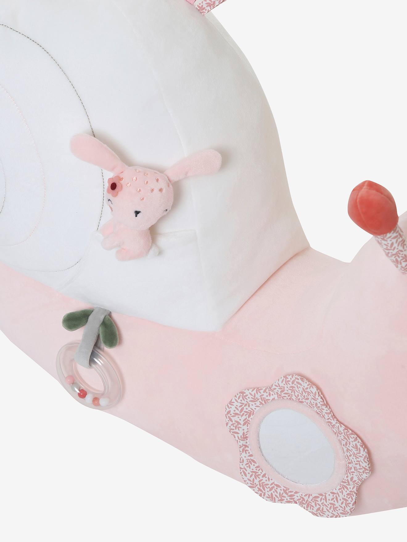 Vertbaudet Baby Stoffschnecke ROSA WELT - mehrfarbig