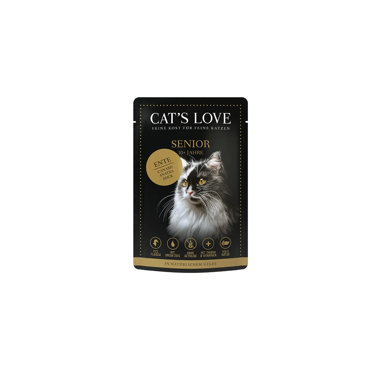 Cat's Love Nassfutter Senior Ente günstig kaufen