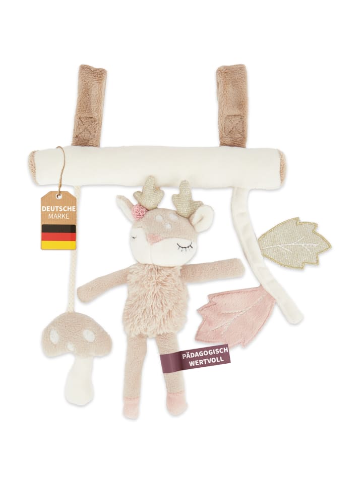 Bieco Spielwaren Kinderwagen Kette Design Reh - ab Geburt in Beige günstig kaufen onesize