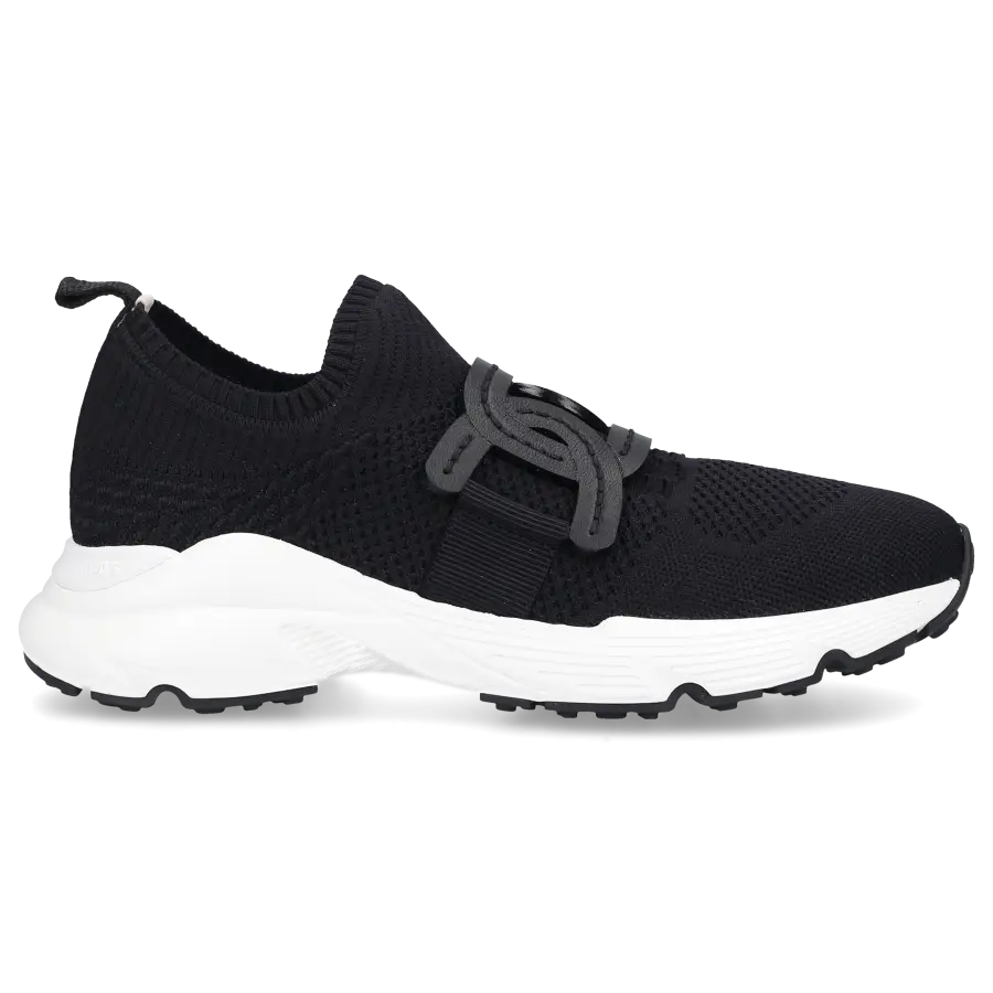 Tod's - Sneaker low Slip-on RUN Textil - schwarz