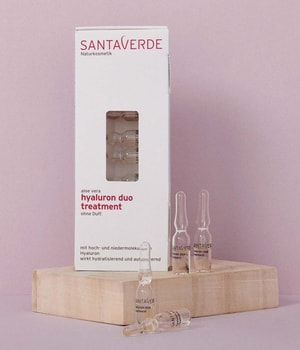 SANTAVERDE classic hyaluron duo treatment ohne Duft Ampullen 10 ml