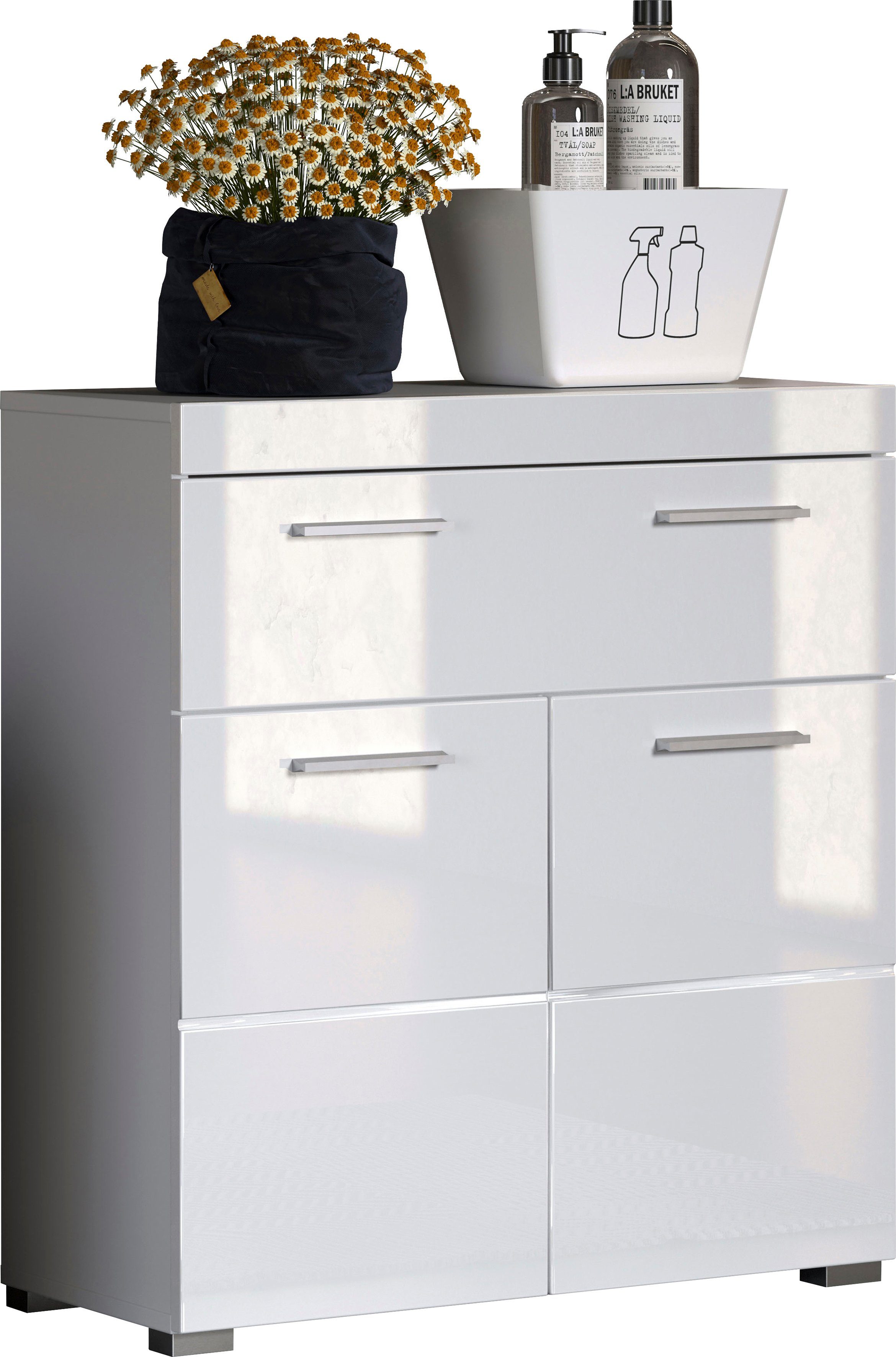 INOSIGN Unterschrank Avena Breite 73 cm, Badezimmerschrank mit 1 großen Schubkasten und 2 Türen