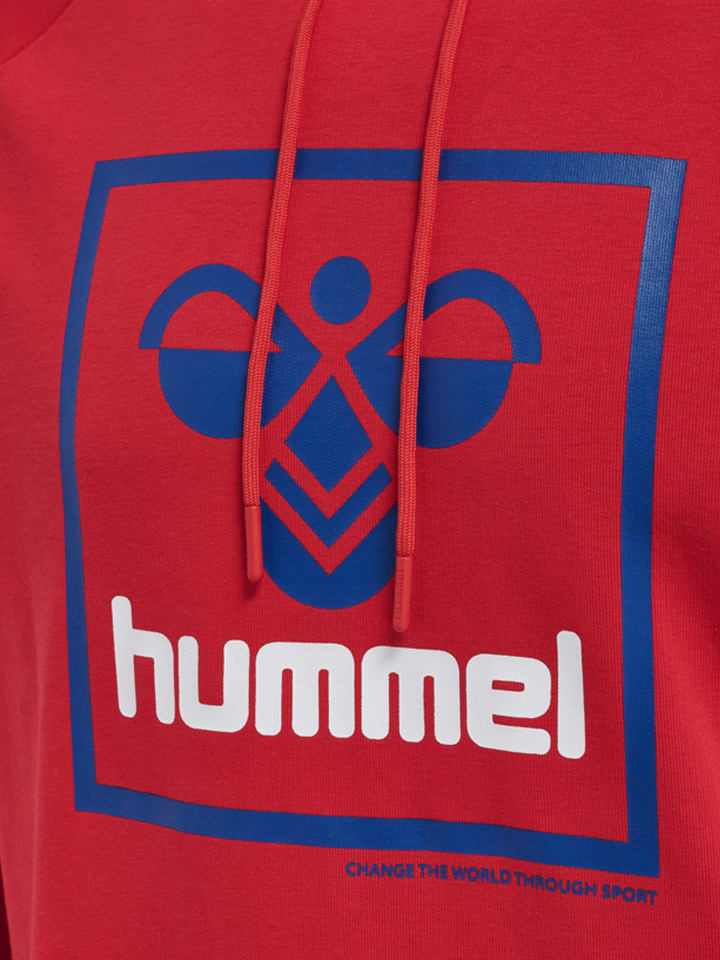 Hummel Hummel Verstellbare Taille Kapuzenpullover Raglanärmel Hmlisam Herren in BARBADOS CHERRY günstig kaufen