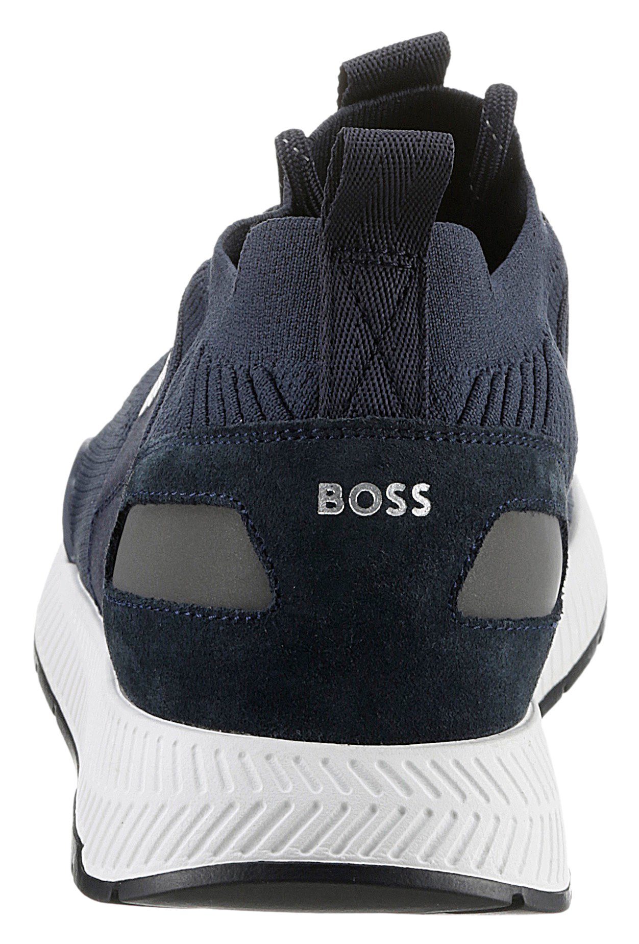 BOSS Titanium_Runn Slip-On Sneaker mit elastischem Einstieg