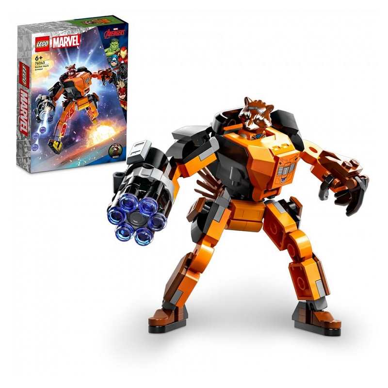 76243 Armure robot Rocket Racoon LEGO Marvel Super Heroes