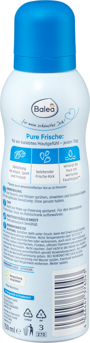 Wasserspray Aqua, 150 ml