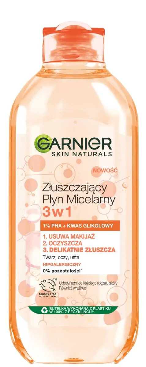 Garnier Skin Naturals 3-у-1 пилинг мицеларна вода
