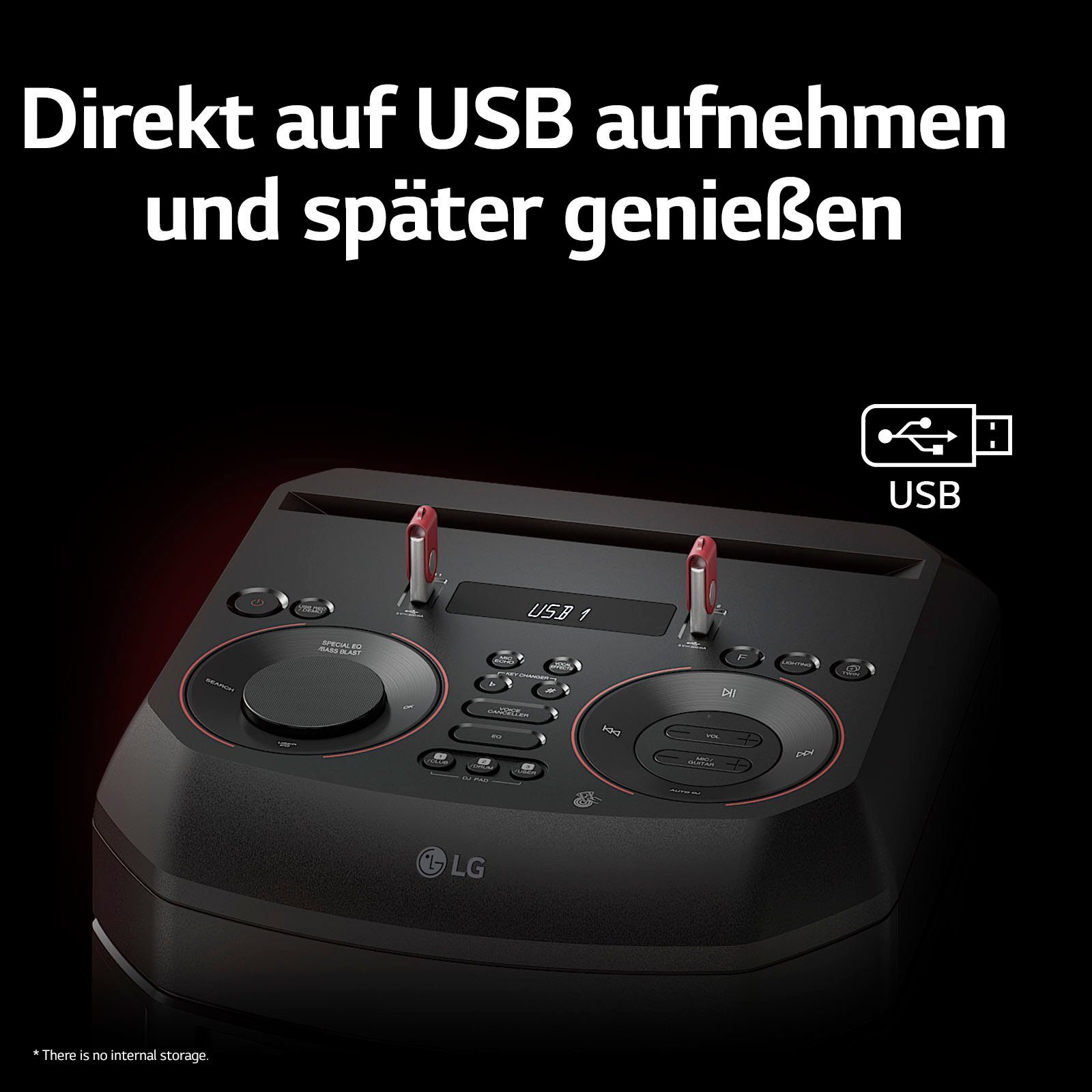 LG XBOOM RNC9 Stereo Party-Lautsprecher (Bluetooth)