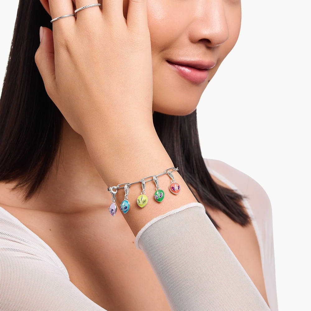 Thomas Sabo Charm Argent, Émail Pendentif