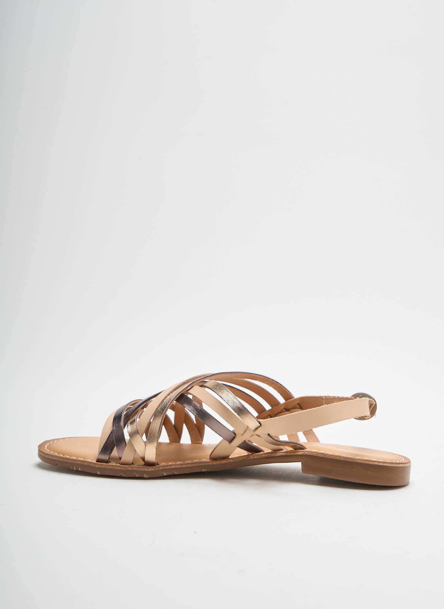 Kickers Sandales Nu Pieds Femme couleur beige