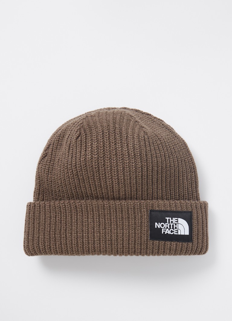 The North Face Salty paksu neulepipo logolla