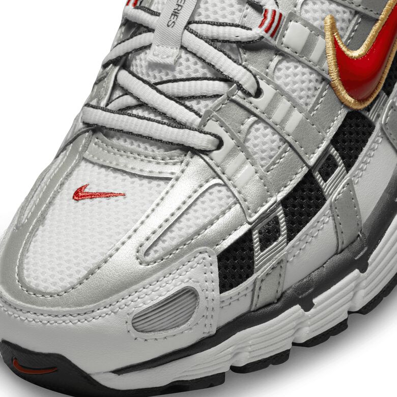 NIKE Wmns P-6000 white/varsity red-mtlc platinum